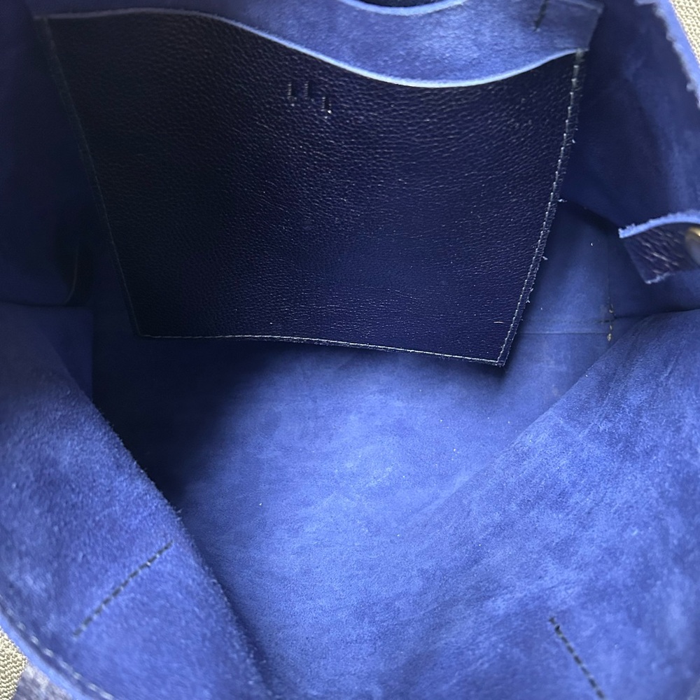 Portland Leather Large August- Cobalt - Picture 3 of 3